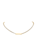 Engravable Tennishalskette