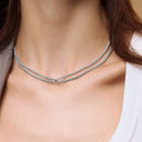 Double Fox Chain Necklace