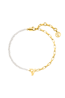 PV Pearl & Chain Bracelet