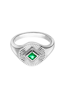 Emerald Signet Ring
