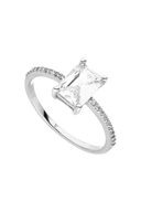 Smaragd-Pavé-Ring
