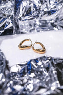Molten Twisted Hoops