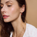 Poppy Charm Hoop