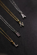 Sparkling Letter Necklace