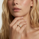 Sparkling Openness Ring