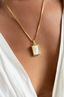 Engravable Locket Necklace