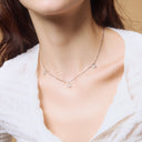 Pure Leaf Set Silber