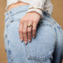 Pure Leaf Ring Gold