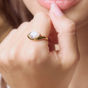 Pure Leaf Ring Gold