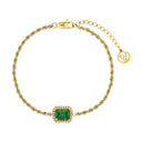 Pavé Emerald-Armband