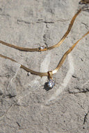 Brilliant Sleek Pendant Necklace