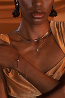 Sleek Teardrop Layer Necklace