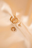 Baguette-Ohrring-Set