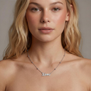 Name Necklace Curved
