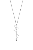Lettering Halskette Vertikal