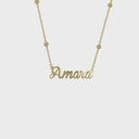 Name Necklace Curved