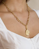 Female Antique Coin Necklace