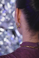 Molten Twisted Hoops