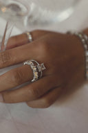 Smaragd-Pavé-Ring