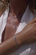 Brilliant Curb Armband