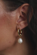 Pearl Charm Creolen