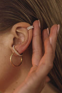 Allure Pearl Earcuff & Single Earring