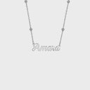 Name Necklace Curved