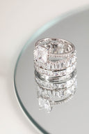 Emerald Pavé Ring