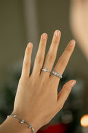 Sparkle Twisted Ring