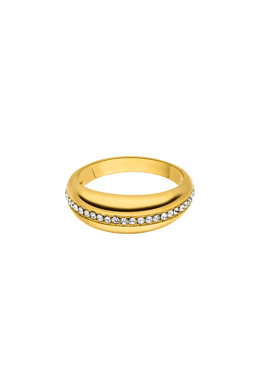 Eternal Pavé Ring 14K Gold Plated