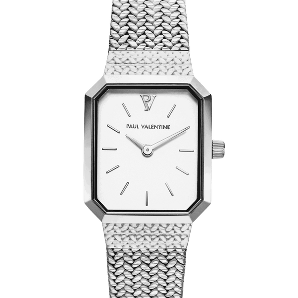 Paul valentine hot sale watch silver