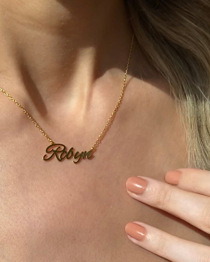 Name Necklace Script