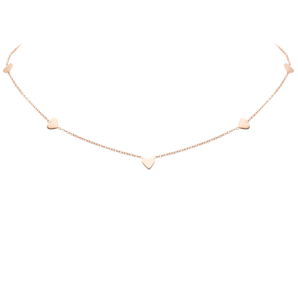 Custom Grace Pave Heart Multiple Name Necklace | Caitlyn Minimalist