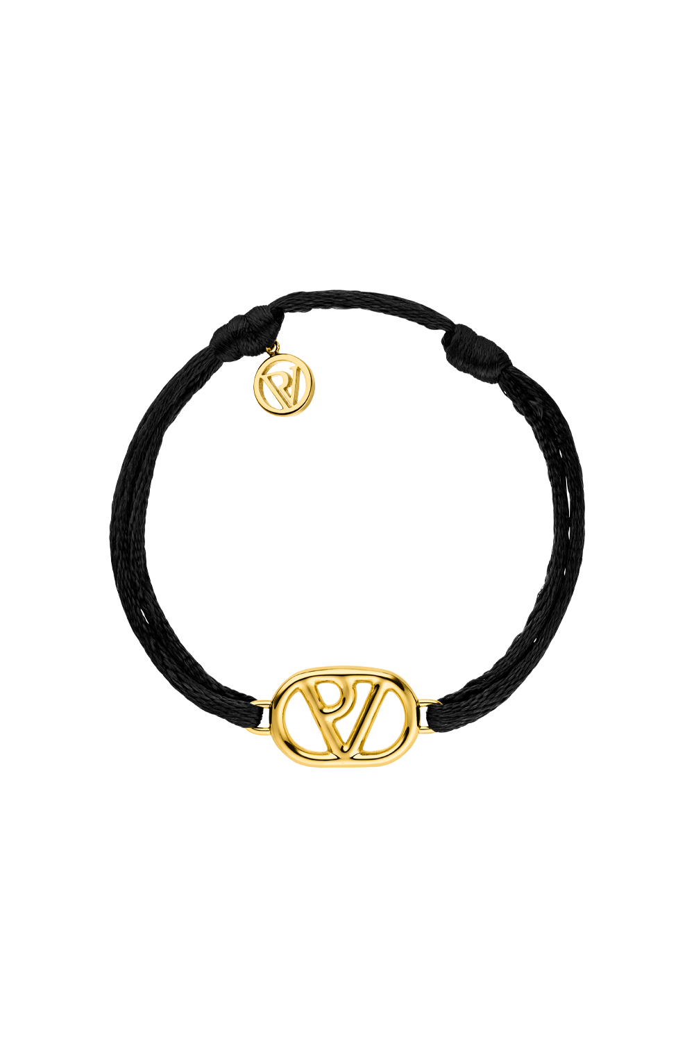 PV Iconic Bracelet Black 14K Gold Plated