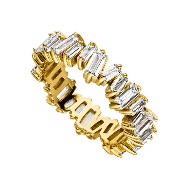Baguette Ring 14K Gold Plated