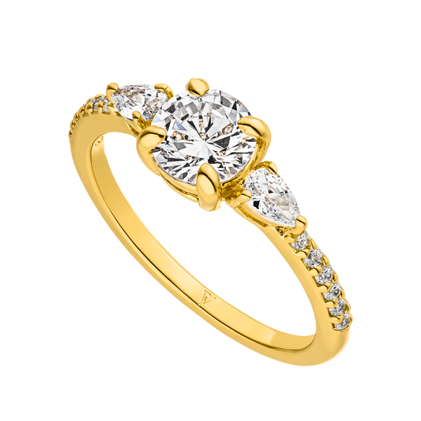 Iconic Sparkle Ring 14K Gold Plated