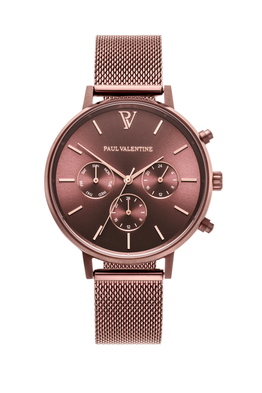 Metallic Ziffernblatt Paul Valentine Uhr Einstellen Metallic